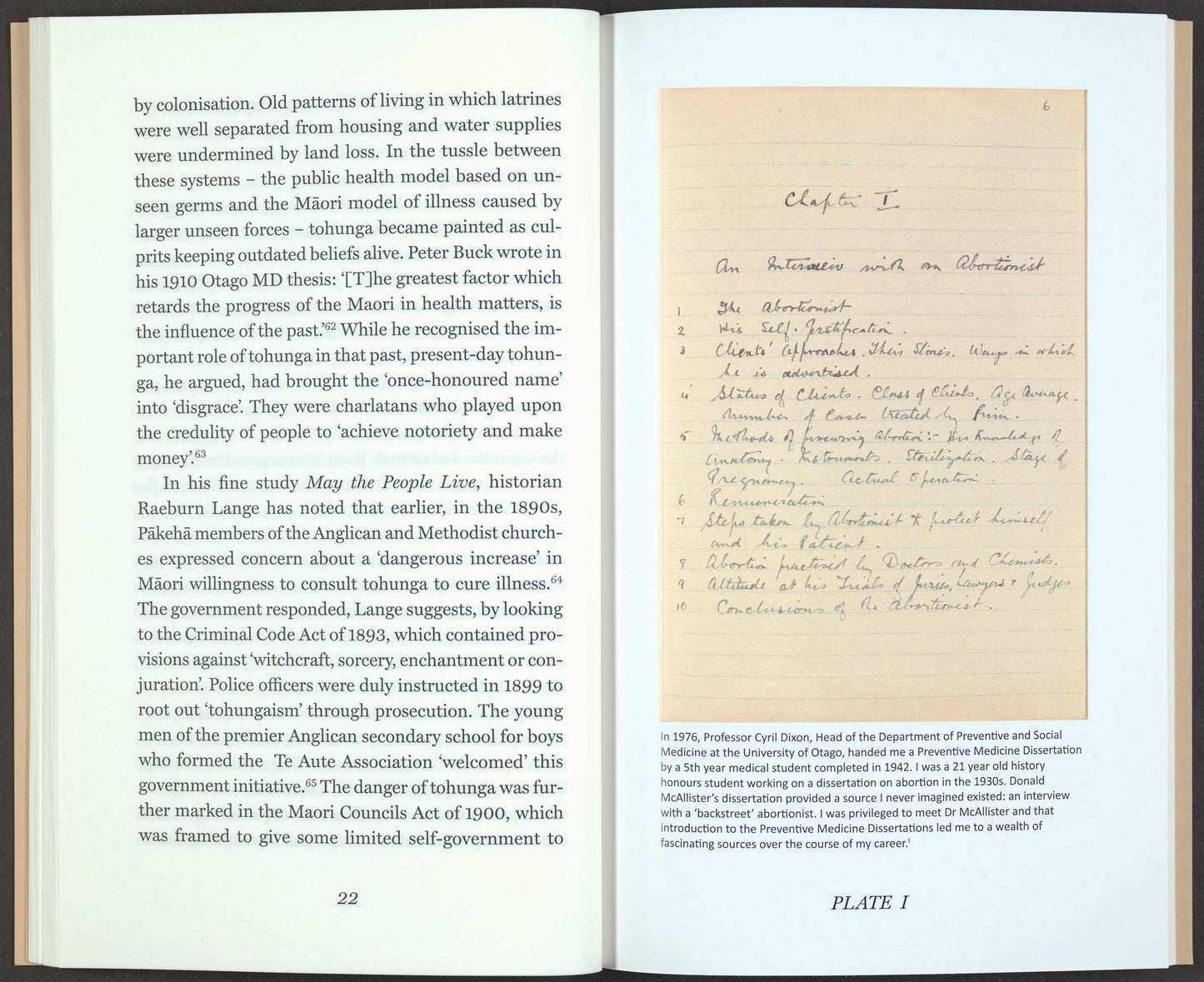 History in the Flesh: Hocken, Health and History