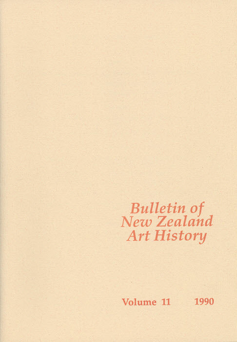 Bulletin of New Zealand Art History, Volume 11