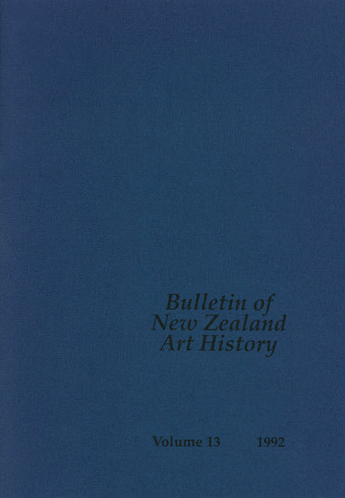 Bulletin of New Zealand Art History, Volume 13
