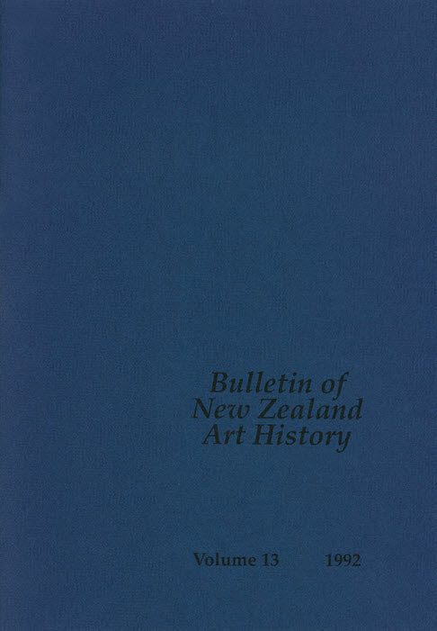 Bulletin of New Zealand Art History, Volume 13