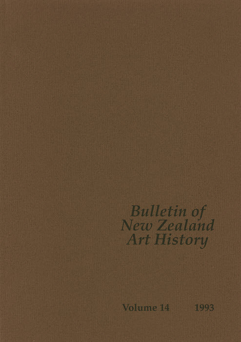 Bulletin of New Zealand Art History, Volume 14