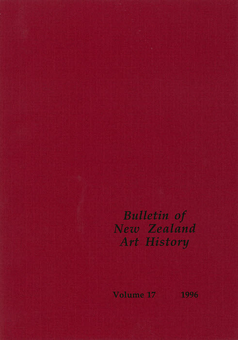 Bulletin of New Zealand Art History, Volume 17