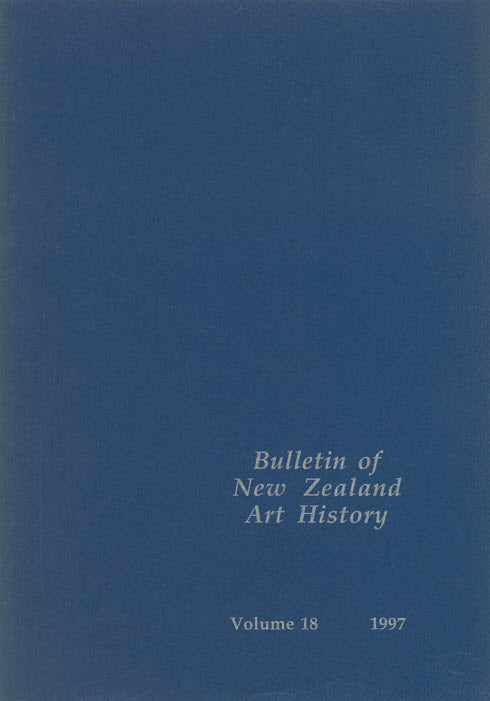 Bulletin of New Zealand Art History, Volume 18
