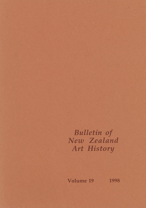 Bulletin of New Zealand Art History, Volume 19