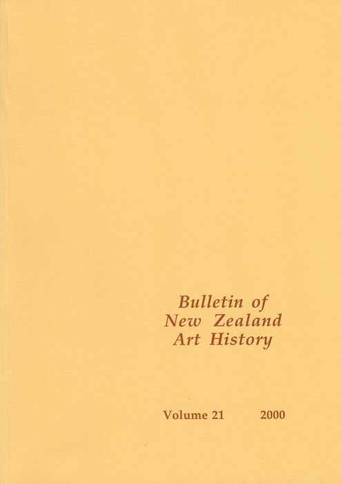 Bulletin of New Zealand Art History, Volume 21
