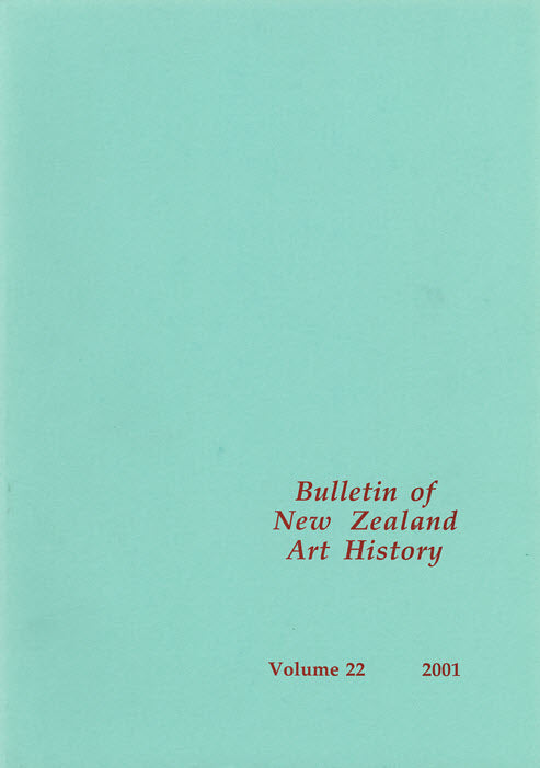 Bulletin of New Zealand Art History, Volume 22