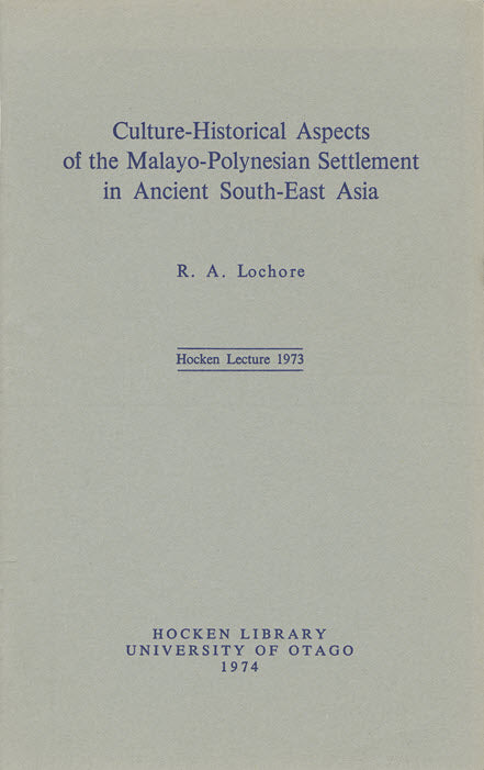 Cultural-Historical Aspects of the Malayo-Polynesian Settlement in Ancient South-East Asia