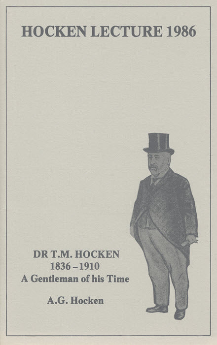Dr T.M. Hocken 1836-1910