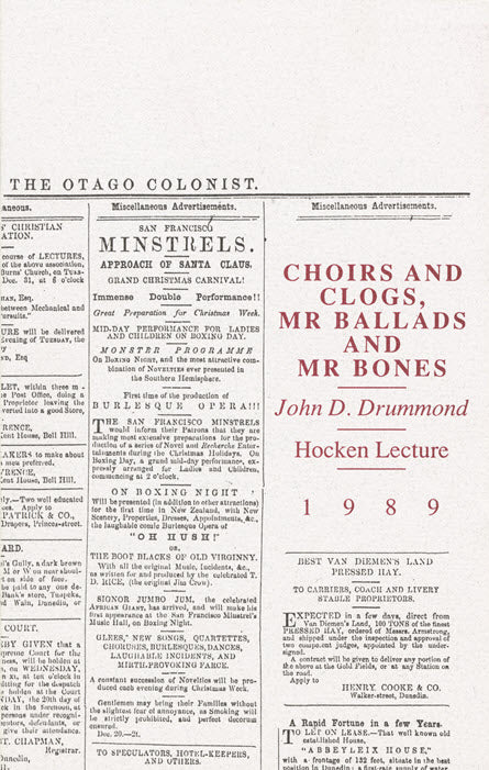 Choirs and Clogs, Mr Ballads and Mr Bones
