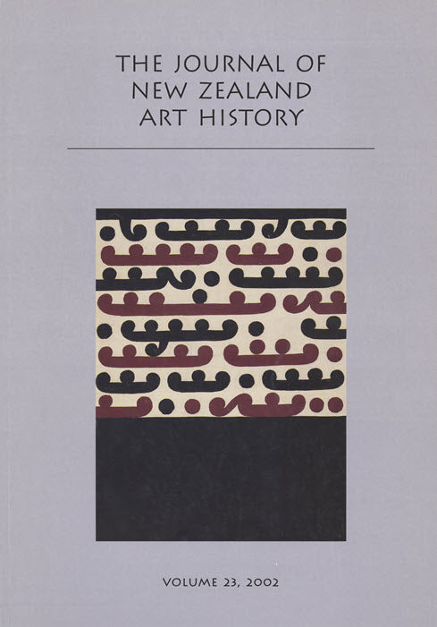 Journal of New Zealand Art History Volume 23