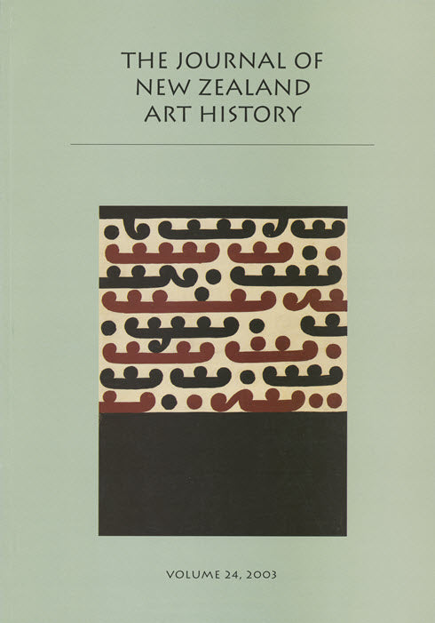 Journal of New Zealand Art History, Volume 24
