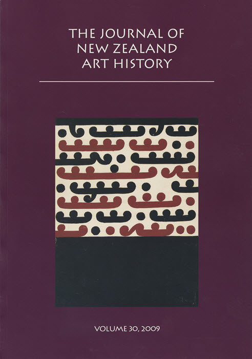 Journal of New Zealand Art History, Volume 30