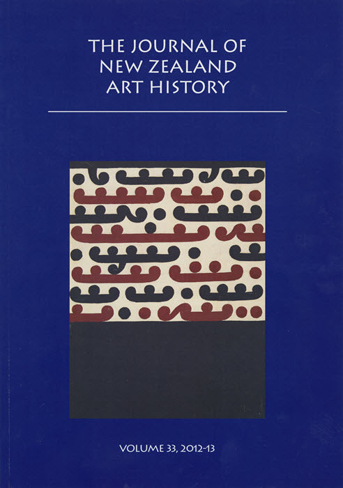 Journal of New Zealand Art History, Volume 33