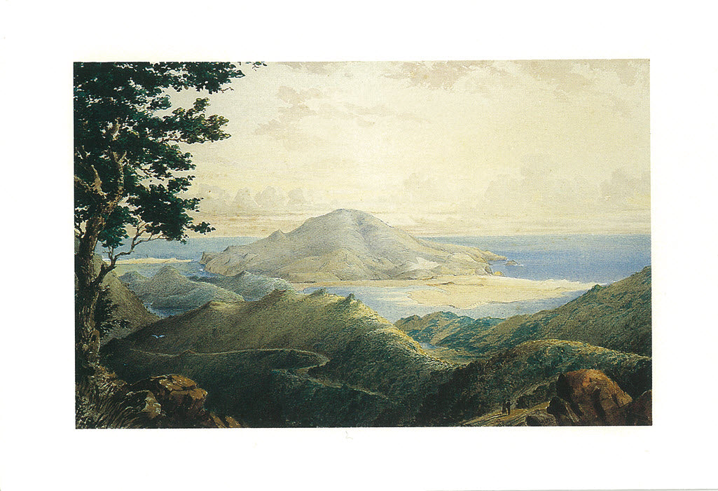 Mount Charles, Otago Peninsula from the Camp - Greeting card